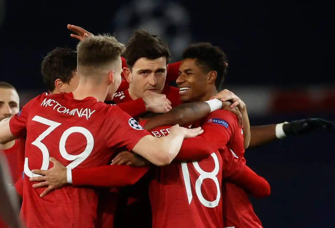 足球——欧冠:曼联胜莱比锡