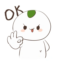 白色小人表情包ok好的