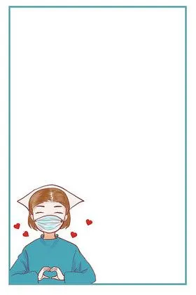 简约国际护士节背景