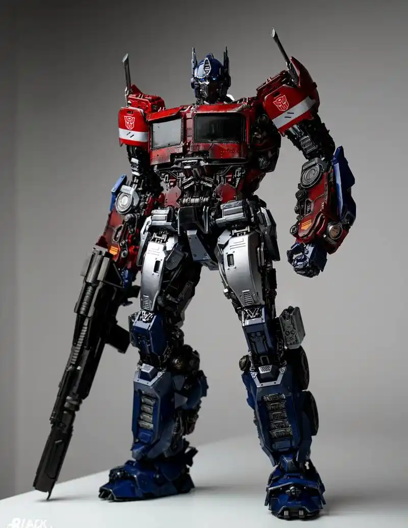 模型欣赏:yolopark 圣斯基 《大黄蜂》外传擎天柱重涂,by 黑板black.