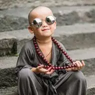 小和尚真人头像图片