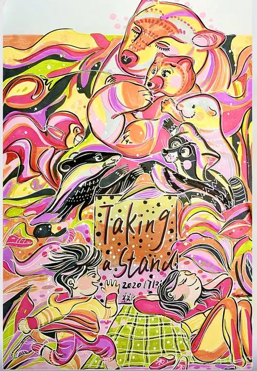 马克笔手绘插画7