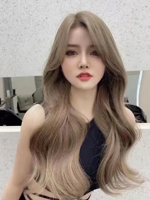 2021显白发色奶茶灰棕亚麻灰棕深圳染发