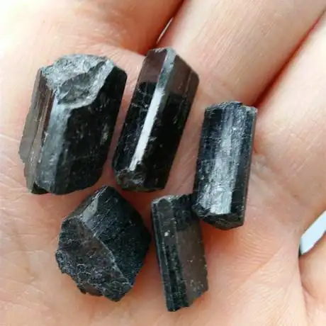 供应电气石晶体电气石汗蒸房电气石红外线电气石12厘米小块