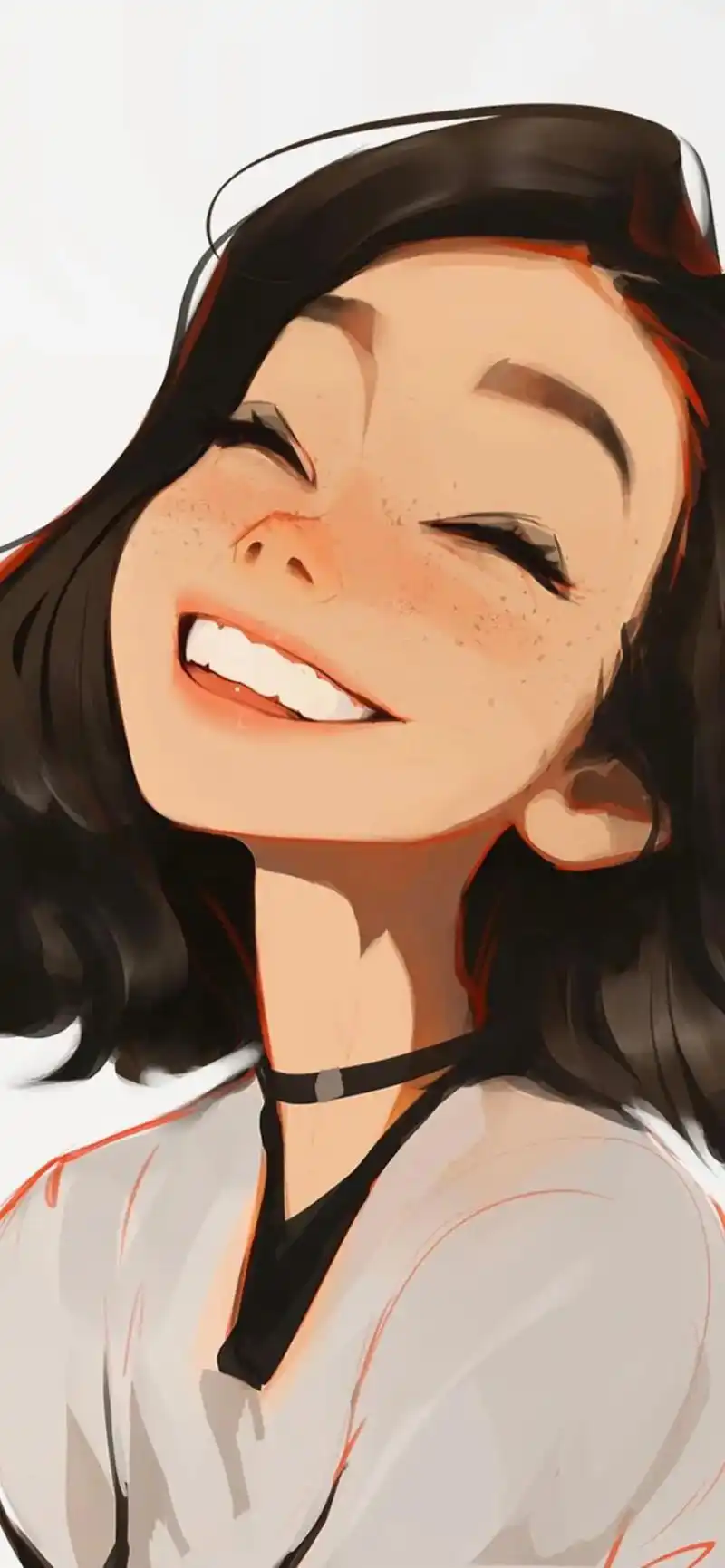 cool girl女孩夏天手绘专属高清壁纸#壁纸 #酷女孩 - 抖音