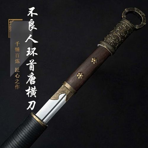 德渊动漫刀剑不良人李星云同款唐i横刀埋鞘环首刀收藏手工一体未开刃