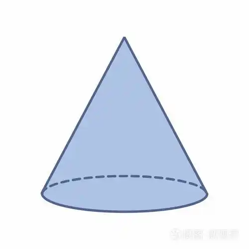 白色背景上的孤立圆锥图插画-正版商用图片09pp63-摄图新视界