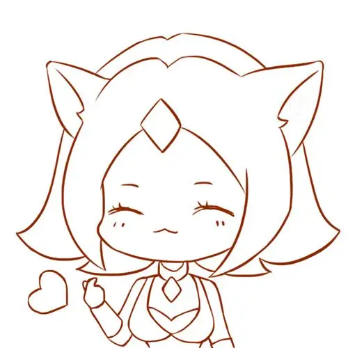 手把手教你画超萌的小妲己简笔画附线稿