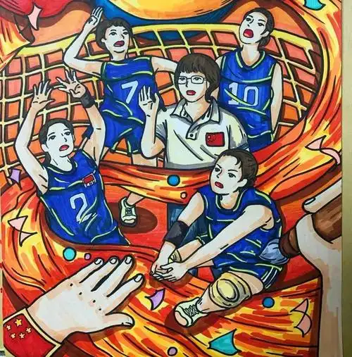 小朋友回顾奥运精彩瞬间这样好看的手绘再来一打