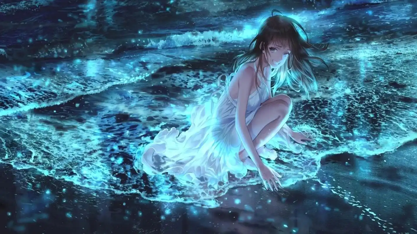 二次元动漫唯美插画桌面壁纸高清大图预览1920x1080_卡通动漫下载_美