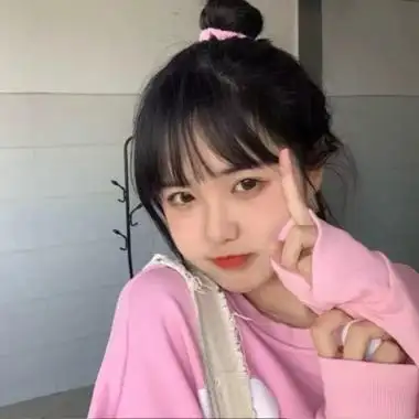 粉色系可爱女生真人头像高清优质粉色好看的女生真人头像图片