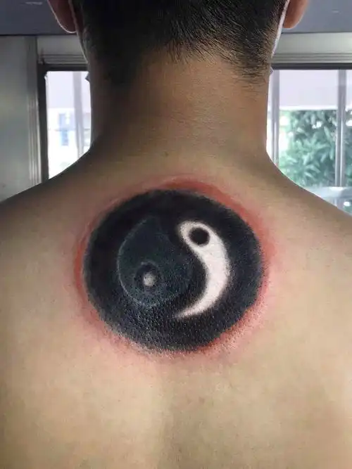 太极_纹身图案手稿图片_西瓜瓜的纹身作品集