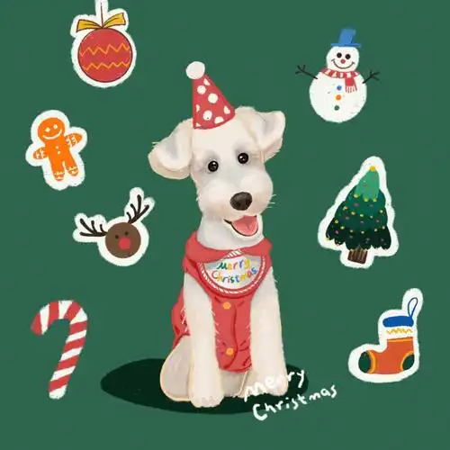 漫画里跑出来的小狗