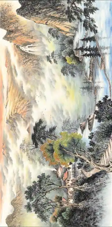 山水画精选30幅(长幅),共赏