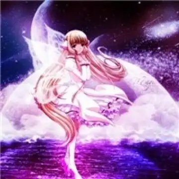 美丽天使的翅膀,卡通头像图片-回车桌面