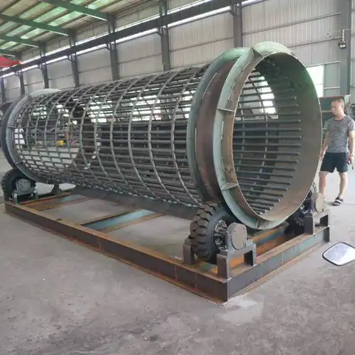 鸿乾机械 大型移动滚筒筛沙机 无轴滚筒筛石机 1250型筛石