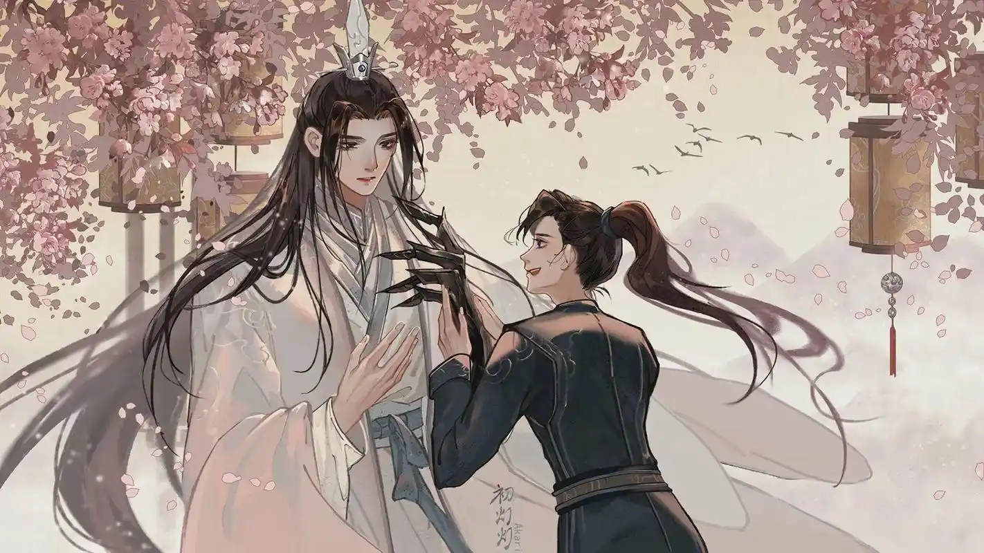 二哈和他的白猫师尊#楚晚宁 #墨燃 #燃晚#海棠微雨共归途 - 抖音