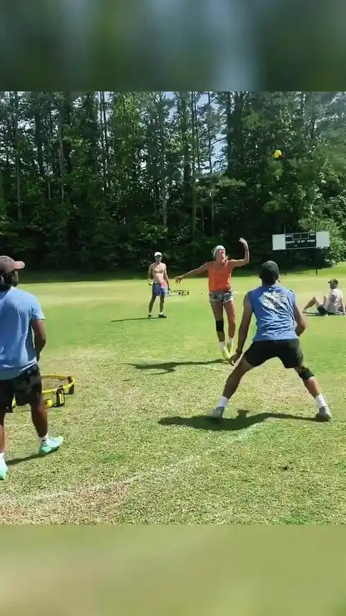 spikeball迷你排球男女混双,精彩绝伦!