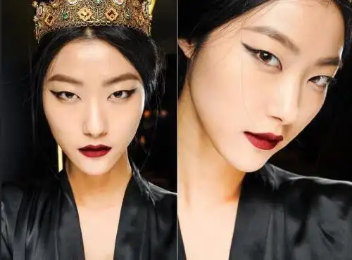 丹凤眼的标准图片