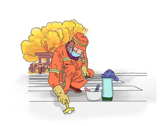 环卫工人的一天 辛苦啦|插画|儿童插画|张大青儿 - 原创作品 - 站酷