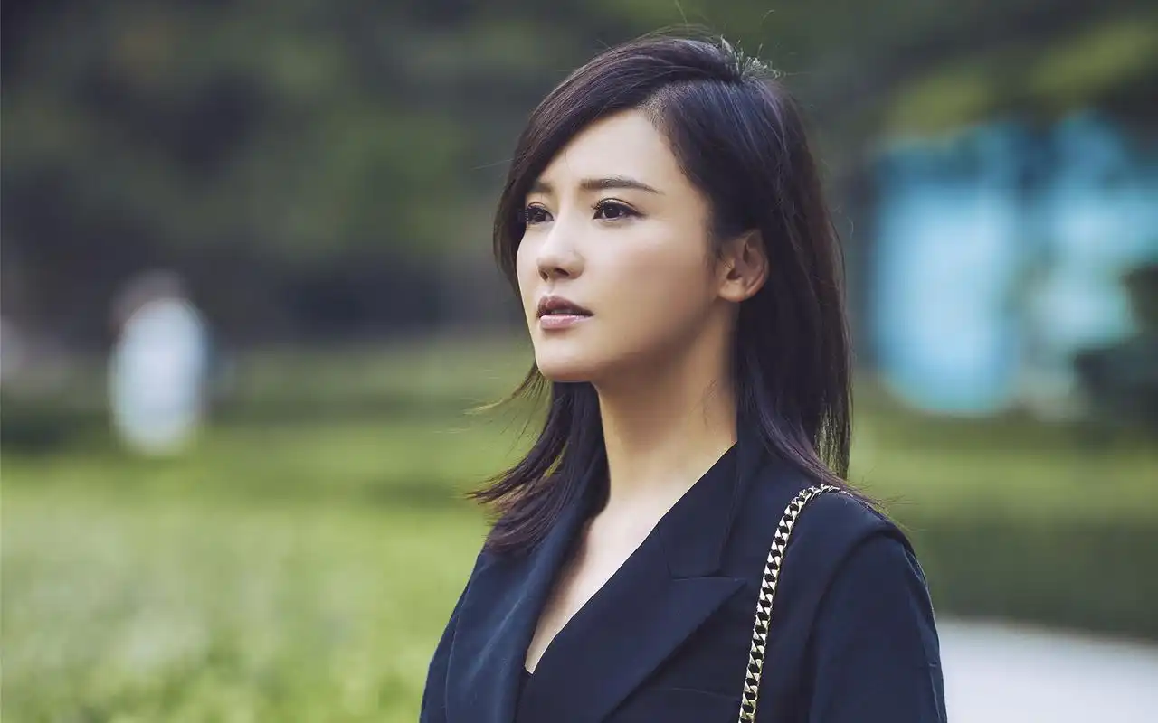 杨子珊干练性感ol装写真图片桌面壁纸