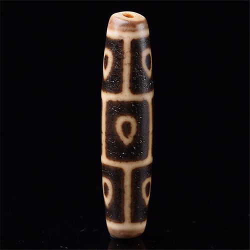 佛心九眼天珠西藏老矿玛瑙至纯天珠真品高油老包浆满风化至纯九眼天珠