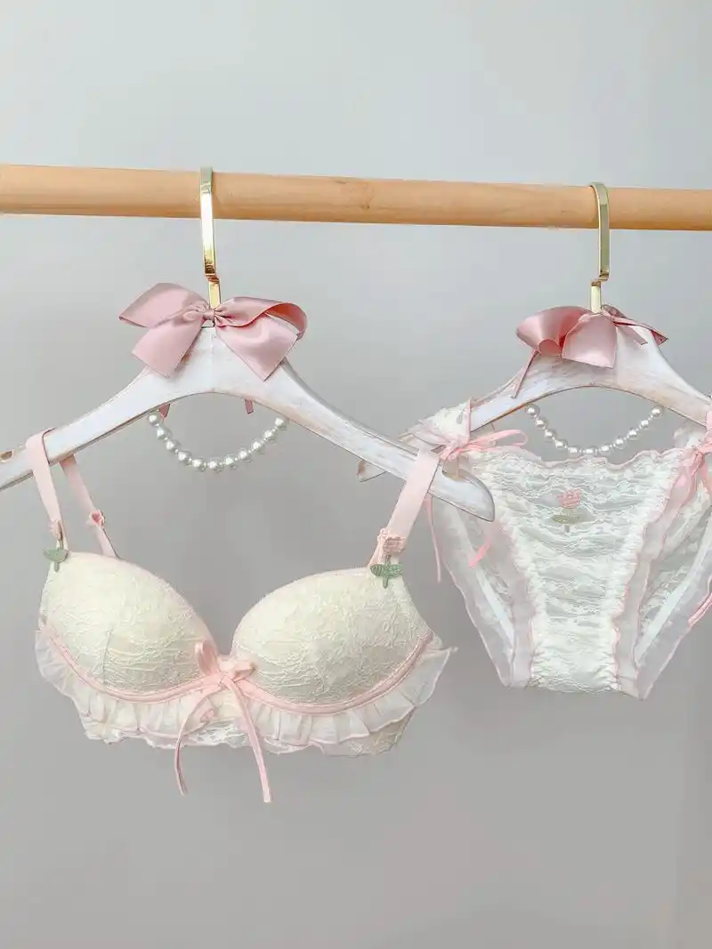 纯欲少女心,超聚拢舒适的郁金香内衣绝啦