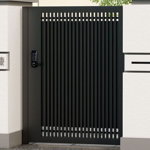 德骊嘉铝合金庭院大门别墅户外小院门花园入户子母对开门电动折叠平移