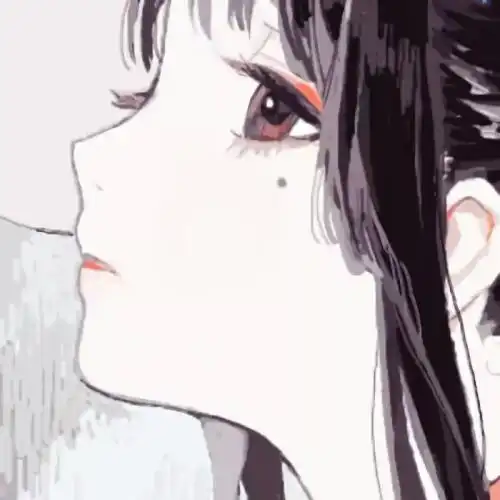 女头(侧脸)-精.动漫头像-话本小说网