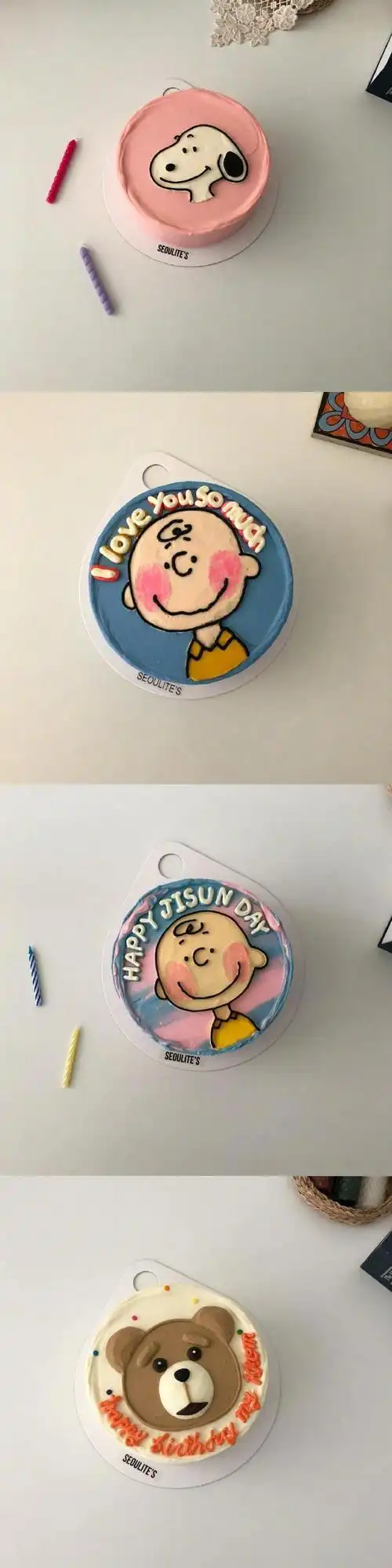 seoulites 卡通蛋糕   真好看鸭