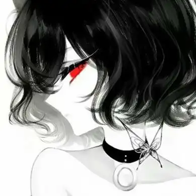 女生头像动漫可怕黑暗冷酷带血图片