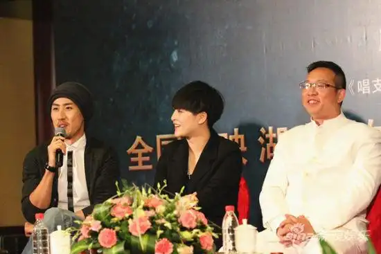 左起:演员孙亦沐,厉娜与制片人万荣