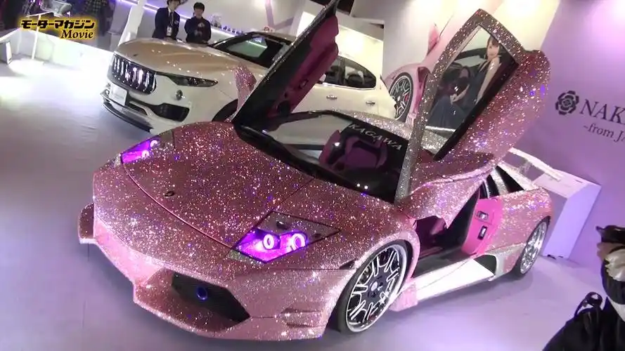 搞笑视频绘         2017年东京汽车展 施华洛世奇水晶改装跑车