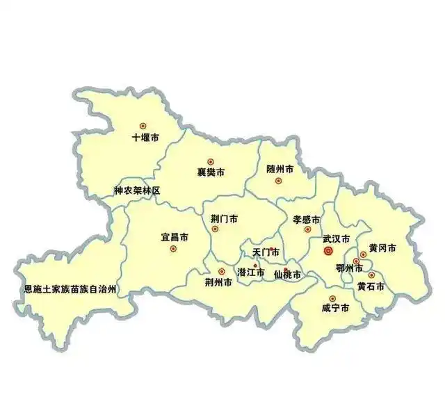 湖北行政区划分