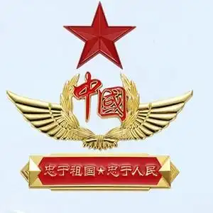中国字贴五星金属爱国车贴3d立体车身门忠于祖国忠于人民红旗军人