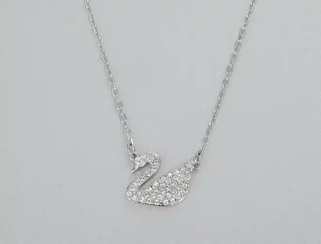 swarovski施华洛世奇银色小天鹅水晶项链5187404