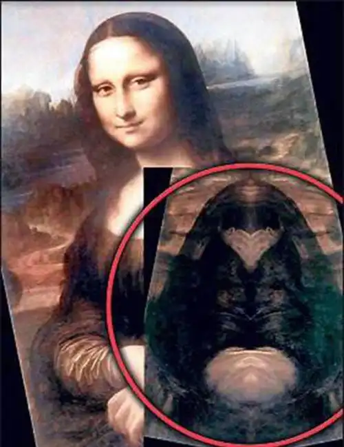 蒙娜丽莎的秘密分层扫描后发现画作竟然分四层出现四种动物