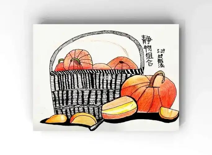 小朋友们的画静物组合