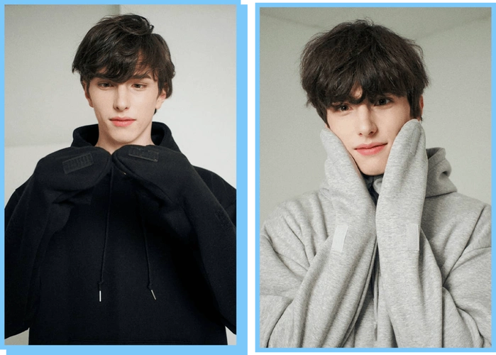 eric warner是一名平面模特据网络上的资料来看▼但笑起来还挺萌96