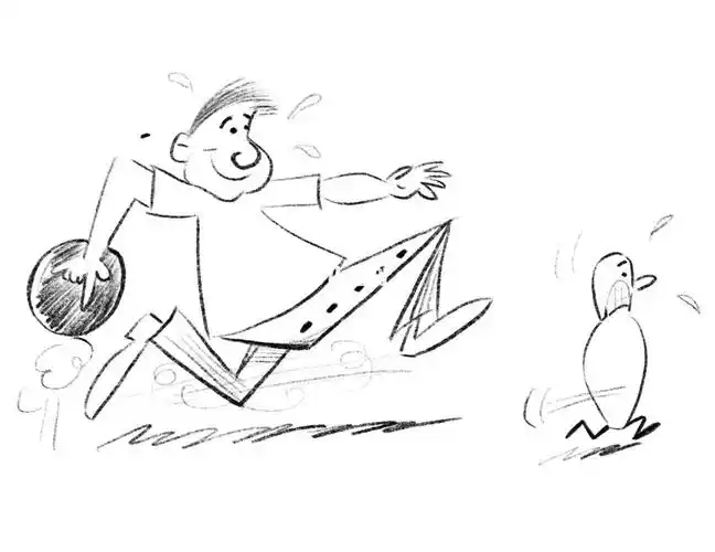 今日搞笑漫画临摹