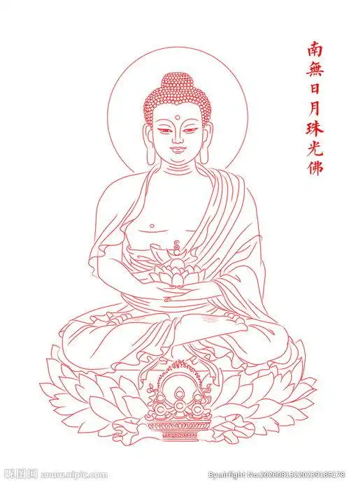 佛简笔画 阿弥陀佛简笔画