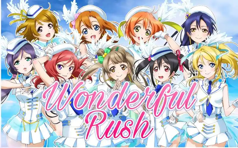 【九人合唱】wonderful rush【μs lovelive final live四周年紀念】