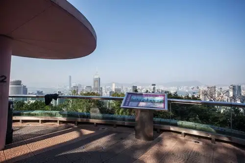 司徒拔道观景台 直线距离743m