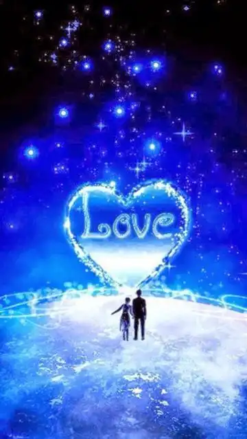 唯美浪漫星空下的爱恋