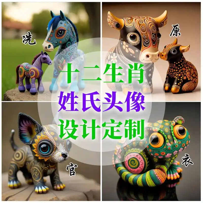 十二生肖姓氏头像分享,喜欢的朋友请收下