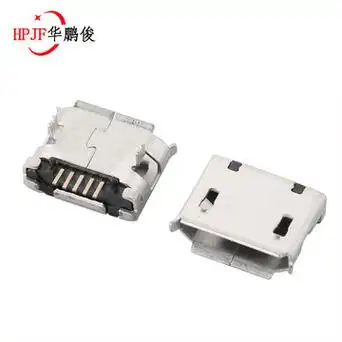 mini micro usb mk5p母座麦克5p脚距5.
