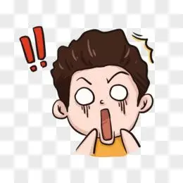卡通手绘羡慕期待表情包元素pngpsd女孩吃惊惊讶惊吓表情包pngpsd女孩