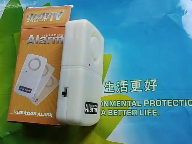 美存地震报警器家用 防盗感应门窗地震感应器窗户振动摇晃开门地振