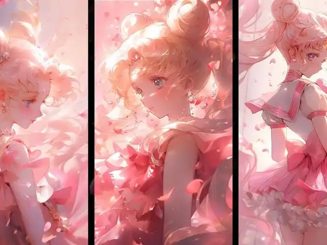 美少女战士 梦幻樱花粉 系列 原创4k高清手机壁纸