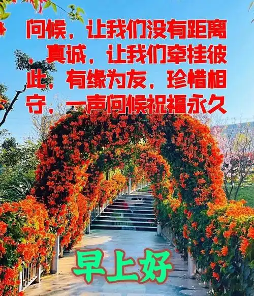 秋日清晨早安问候语图片文字_愈艰